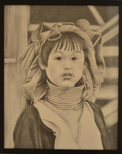 an untitled drawing by rita marquez alma peralta imigrante oil art