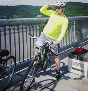 Rafal Rogoza at the Discover Hudson Valley Ride 2013. Courtesy of Rafal Rogoza